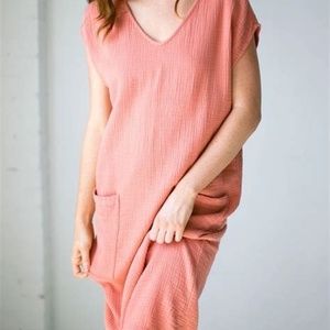 SUUNDAY Weekend Midi Dress Terra Cotta